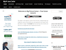 Tablet Screenshot of bigpictureguitar.com
